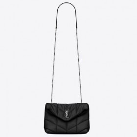 Saint Laurent Loulou Kirpi Oyuncak Ãantası Noir Kuzu Derisi Saint Laurent Ãantaları