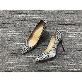 Christian Louboutin Kate Pumps 100mm Nappa Leather Snake Pattern