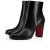 Christian Louboutin Spikita Ganimet Adox 85 mm Siyah / siyah Lucido Deri
