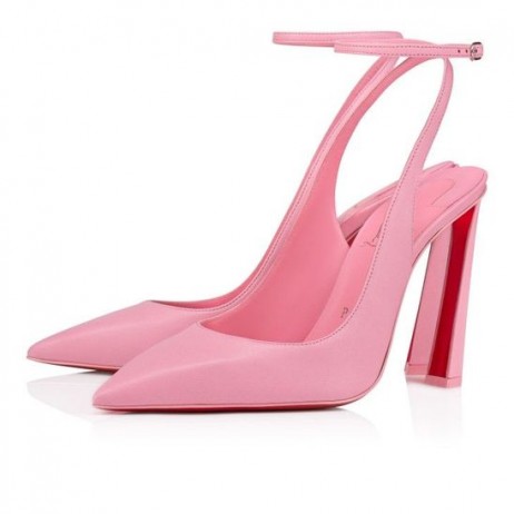 Christian Louboutin Condora Correa De 100 Mm De Tiras Bombas De Cuero De Napa Calipso