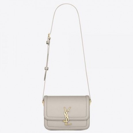 Saint Laurent Solferino Pequeño Bolso Blanco De Piel De Becerro Saint Laurent Bolsas