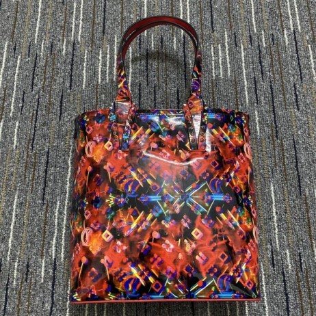 Christian Louboutin Cabata N/S Mini Patentes Bolso De Mano Multicolor Christian Louboutin Bolsas
