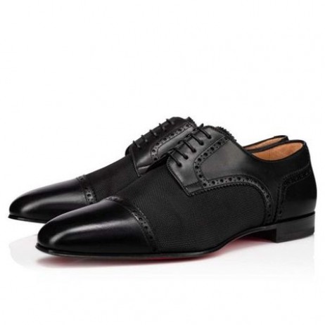 Christian Louboutin Derby Eygeny De Tela Negro