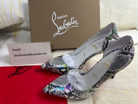 Christian Louboutin Bombas Iriza 100 mm Occia/lin Las Ab Becerro