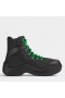 Bottega Veneta Charco De Bombardero De Tobillo Botas De Tela Negra Bottega Veneta Zapatos