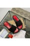 Christian Louboutin CL Zapatillas de los Hombres Picos de Diapositivas Sandalia Zapatos CL