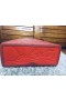 Christian Louboutin Cabata Bolso De Mano En Relieve De Cuero Rojo