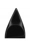 Christian Louboutin Condora Eslinga de 100 Mm Bombas de Cuero Negro Zapatos CL