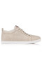Christian Louboutin F. A. V Fique Un Vontade Slip-On Sneakers País de Lino Albatre CL Zapato