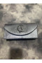 Christian Louboutin Loubi54 Crossbody Del Embrague De Piel De Becerro De Plata
