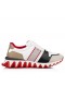 Christian Louboutin Nastroshark Zapatillas De Deporte Olona Canva Y Piel De Becerro Blanco