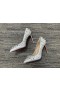 Christian Louboutin Pigalle Spikes Bombas de 100 mm de Strass Plata