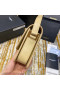Saint Laurent Solferino Pequeña Bolsa De Piel De Becerro De Color Beige Saint Laurent Bolsas