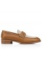 Christian Louboutin Chambelimoc Mocasines Encerado Cuero De Becerro Terra