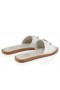 Christian Louboutin Chambelimule Hombres Mulas De Cuero De Becerro Bianco