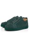 Christian Louboutin Louis Junior Verveine/verveine Tapete de Cuero de Gamuza