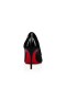 Christian Louboutin Deportivo Kate 85 mm Bomba de Patentes de Cuero Negro