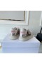 Dior Addict De La Zapatilla De Deporte Rojo Blanco De Piel De Becerro Tejido Técnico De La Mariposa Modificar