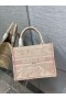 Dior Libro Tote Rosa Toile de Jouy Bordado
