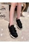 Dior D-PASEAR Zapatillas de deporte Negro Tejido Técnico Oblicua de Impresión