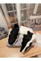 Dior D-PASEAR Zapatillas de deporte Negro Tejido Técnico Oblicua de Impresión