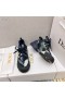 Dior D-conectar Zapatillas de deporte Técnico de Tela Negro Azul