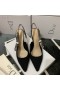 Dior J'ADior Slingback 95mm Bombas Negro Tejido Técnico