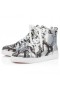 Christian Louboutin Divertido Louis Mujer Alta-Top Zapatillas de deporte Multicolor Zapatos CL