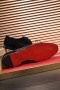 Christian Louboutin Greggo Oxford de Cuero de Becerro y de ante Negro