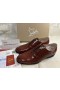 Christian Louboutin Greggo Oxford de piel de Becerro Marrón CL Zapatillas