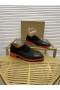 Christian Louboutin Greggo RXL Oxford de Cuero de Becerro y de Terciopelo Negro