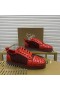 Christian Louboutin Louis Junior Picos Orlato Zapatillas de deporte Monograma-jacquard Rojo de piel de Becerro