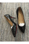Christian Louboutin Pigalle Spikes Bombas de 85mm de Patentes de Cuero Negro