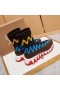 Christian Louboutin Sharky Calcetín Zapatillas De Malla De Punto Multicolor