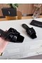 Saint Laurent Homenaje Diapositivas De Charol Negro De Saint Laurent Zapatos