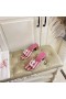 Christian Louboutin CL Mulas 50mm Malha Impresa en Tela de color Rosa CL Zapatillas