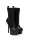 Christian Louboutin Dolly 160mm Plataforma de Botas de Cuero Zapatos de Christian Louboutin Store