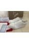 Christian Louboutin Divertido Louis Junior Zapatillas De Piel De Becerro Blanco Zapatos De Christian Louboutin