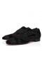 Christian Louboutin Greggy de Pollo Oxford, de Terciopelo Río Negro Zapatos CL