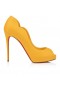 Christian Louboutin chica Caliente de Alta 120 Mm Bombas de Cuero de Napa de Polen CL Zapatillas