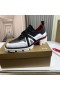 Christian Louboutin Hybribri Plana Derby Zapatos de Cuero de Becerro y de Malla Blanco Negro
