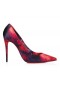 Christian Louboutin Kate 100 Mm Bombas De Rosas Impresas Crepé De Satén Multicolor