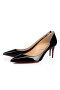 Christian Louboutin Kate 70 mm Bombas de Patentes de Cuero de Becerro Negro Zapatos de Christian Louboutin