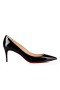 Christian Louboutin Kate 70 mm Bombas de Patentes de Cuero de Becerro Negro Zapatos de Christian Louboutin