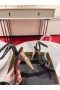 Christian Louboutin Lipstrass Reina Sandalias de 100mm de Patentes de Cuero Negro