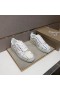 Christian Louboutin Louis Junior Hombres de Baja-top Zapatillas Blanco Zapatos CL