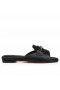 Christian Louboutin Señorita Mj Mulas Mulas En Cuero Nappa Negro Zapatos De Christian Louboutin