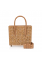 Christian Louboutin Paloma Mini Bolso De Mano De Piel De Becerro Marrón