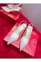 Christian Louboutin Bombas Locuras de Strass 70mm de Rejilla Blanco Zapatos de Christian Louboutin