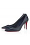 Christian Louboutin Deportivo Kate 85 Mm Bombas De Cuero De Napa Marino